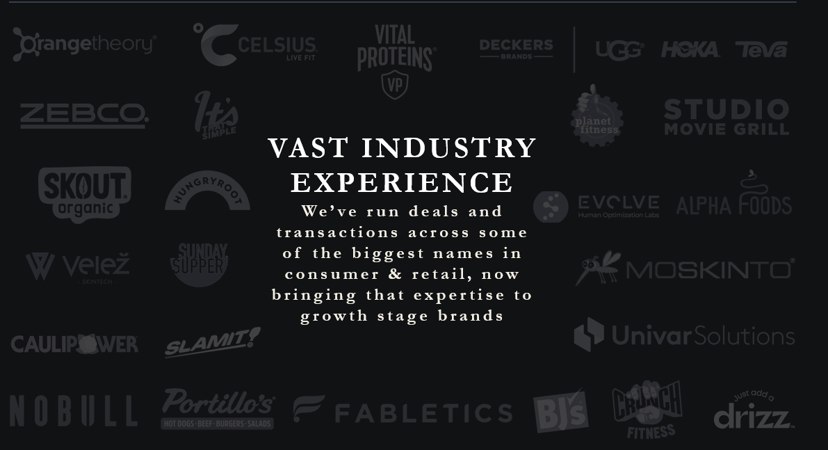 Wall Street investment banks and consumer brands the Isagani Yorke team has worked with